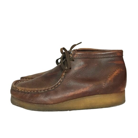 Clarks Original Wallaby Mens 7.5M Brown Leather Casual Shoes main image 11